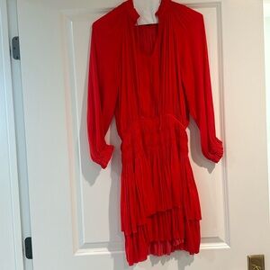Anthropologie Red Dress; Current Air